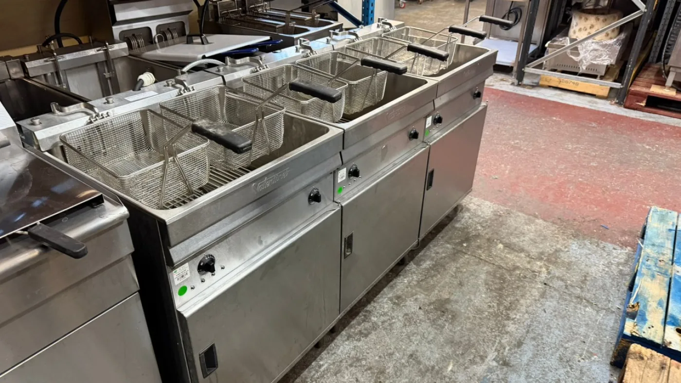Valentine's Fryer EVO-600 - Single Tank 3 phase fast fryer ( fish n chips ) - islandcatering - 4