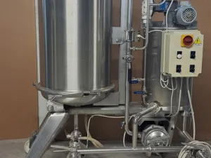 KIESELGUR FILTER SFOGGIA IN STAINLESS STEEL, 5MQ OF FILTERING SURFACE, HORIZONTAL SHEETS, SECOND HAND MACHINE