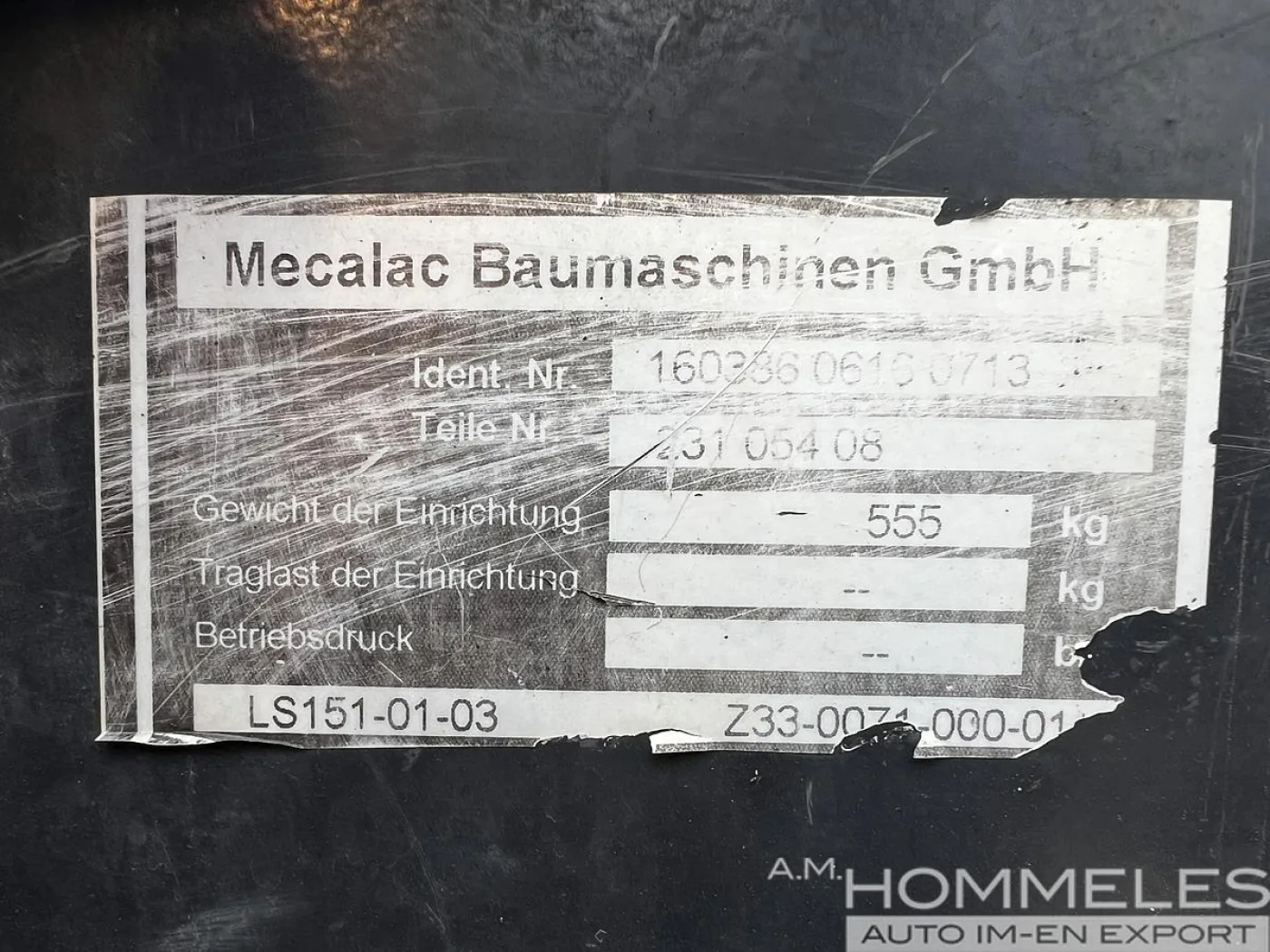 Mecalac BUCKET WITH TEETH 1,5m3 - 6