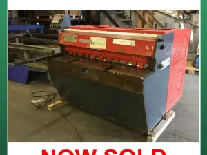 CMZ Power Guillotine 1250mm - WNS - W. Neal Services Ltd