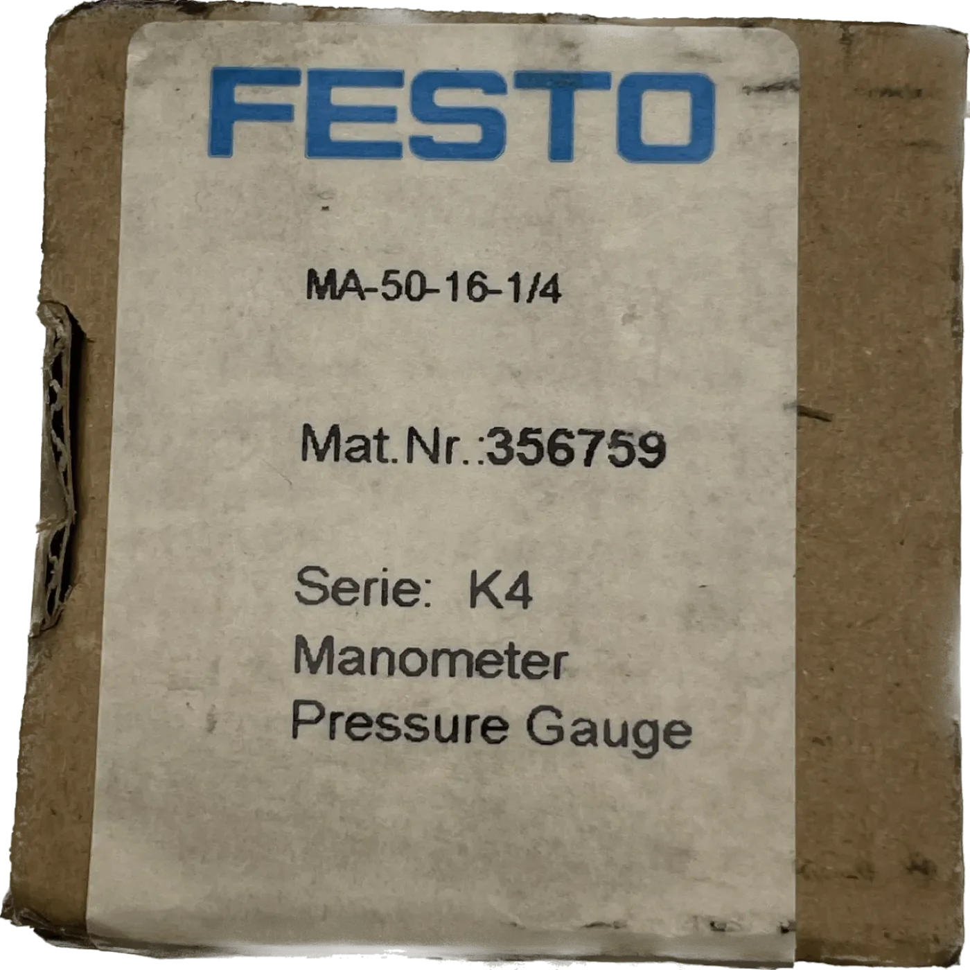 Festo Manometer MA-50-16-1/4 - 1
