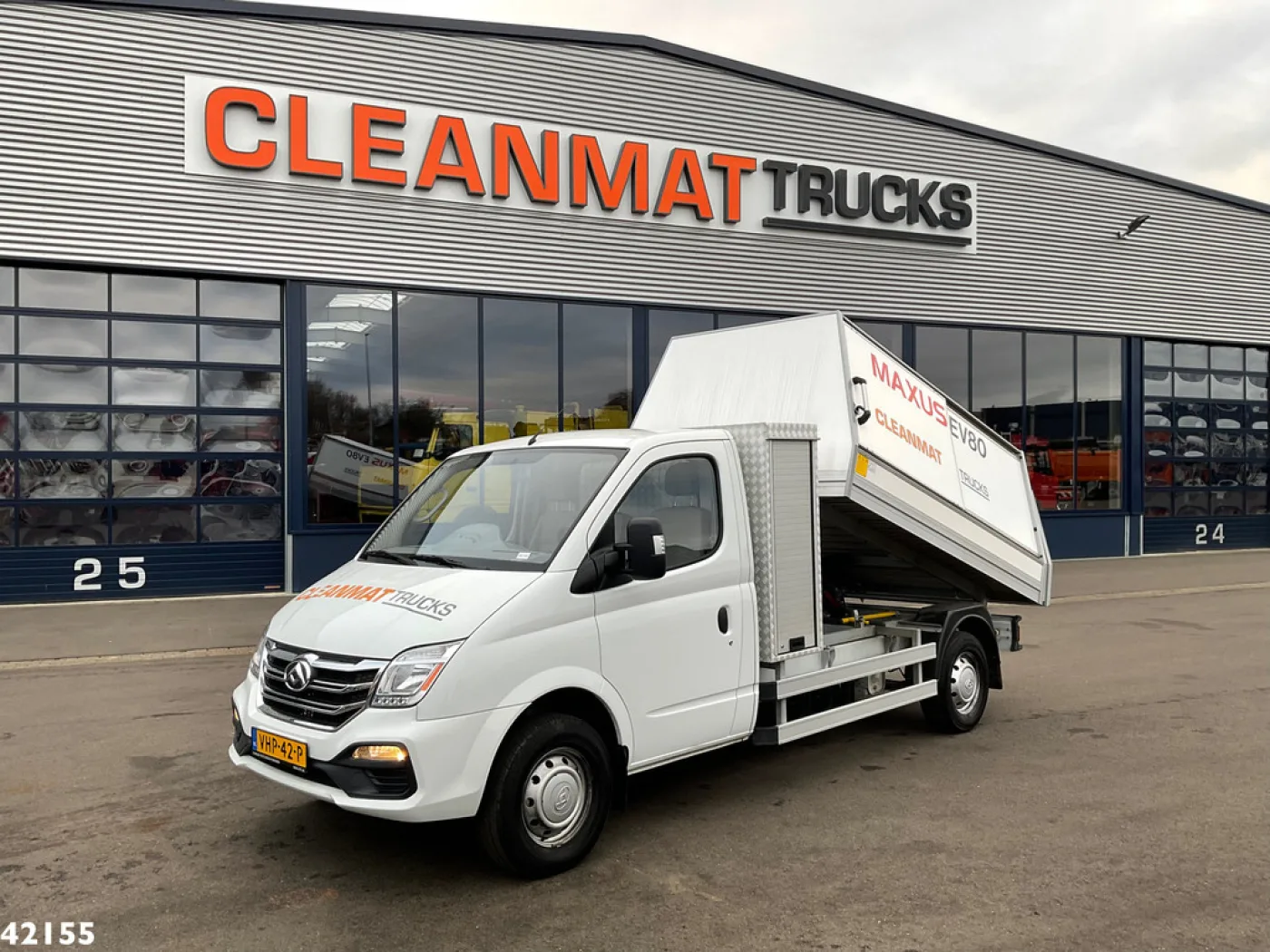 SAIC Maxus EV80 LWB Veegvuilkipper 100% elektrisch - 1