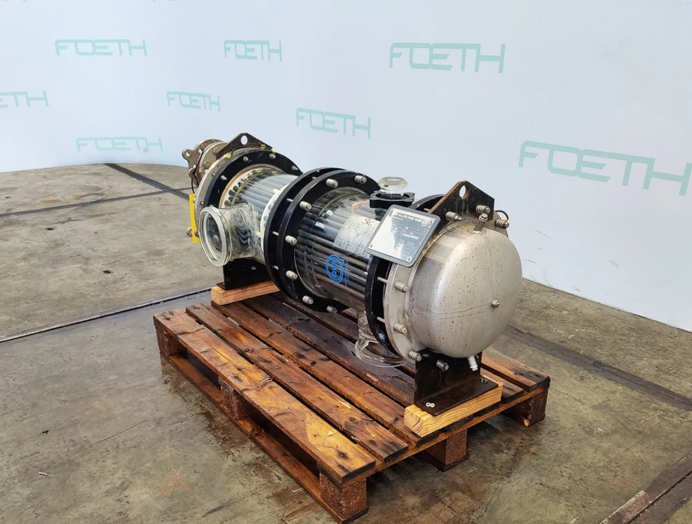 QVF Glasstechnik S-ROB45/300/SH/3SIC-4,5m² - Shell and tube heat exchanger - 6