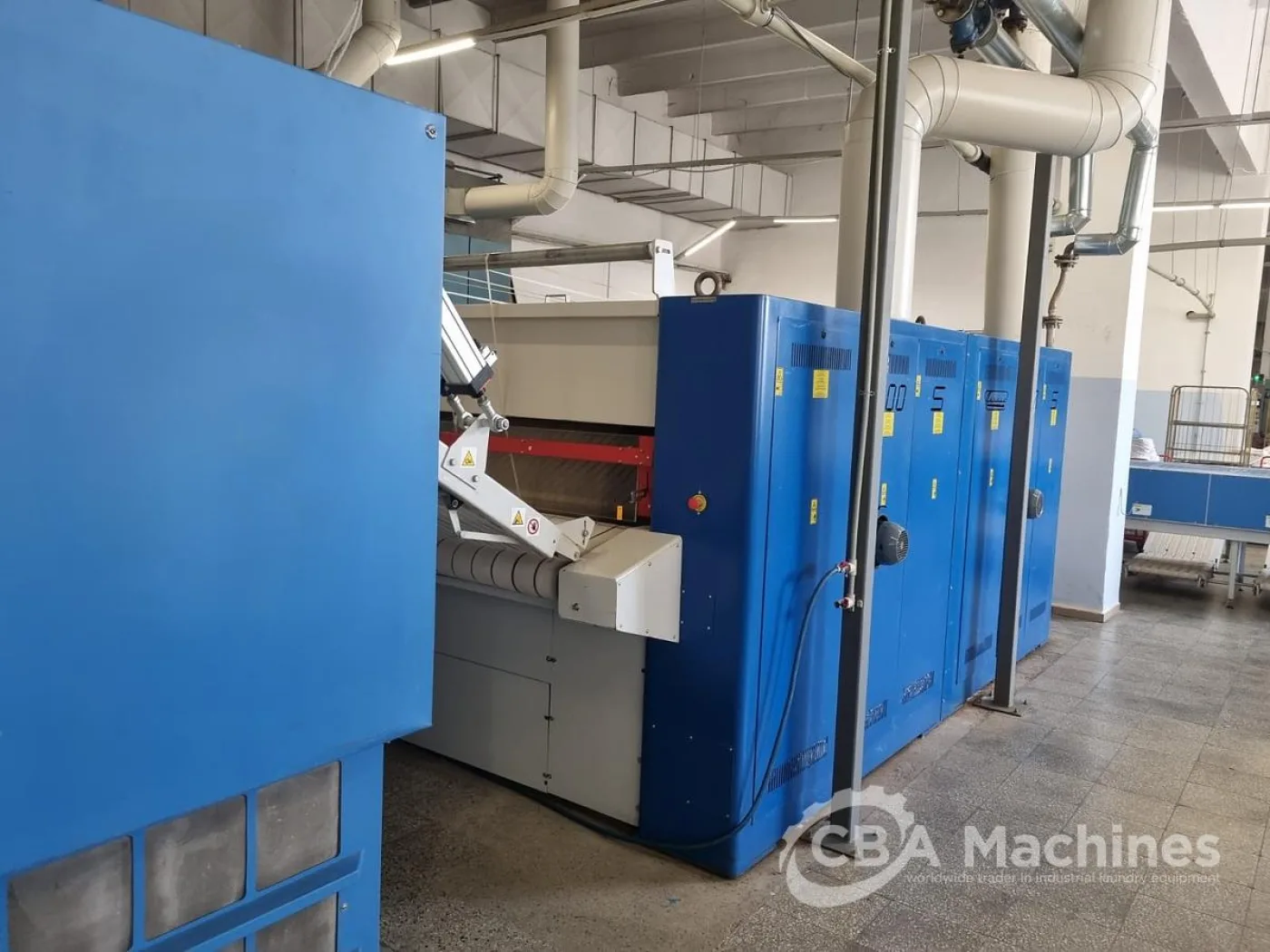Complete Ironing Line Jensen/Lapauw 2 roll 1600 x 4000mm STEAM 2-4 lanes (839-840-841) - 6