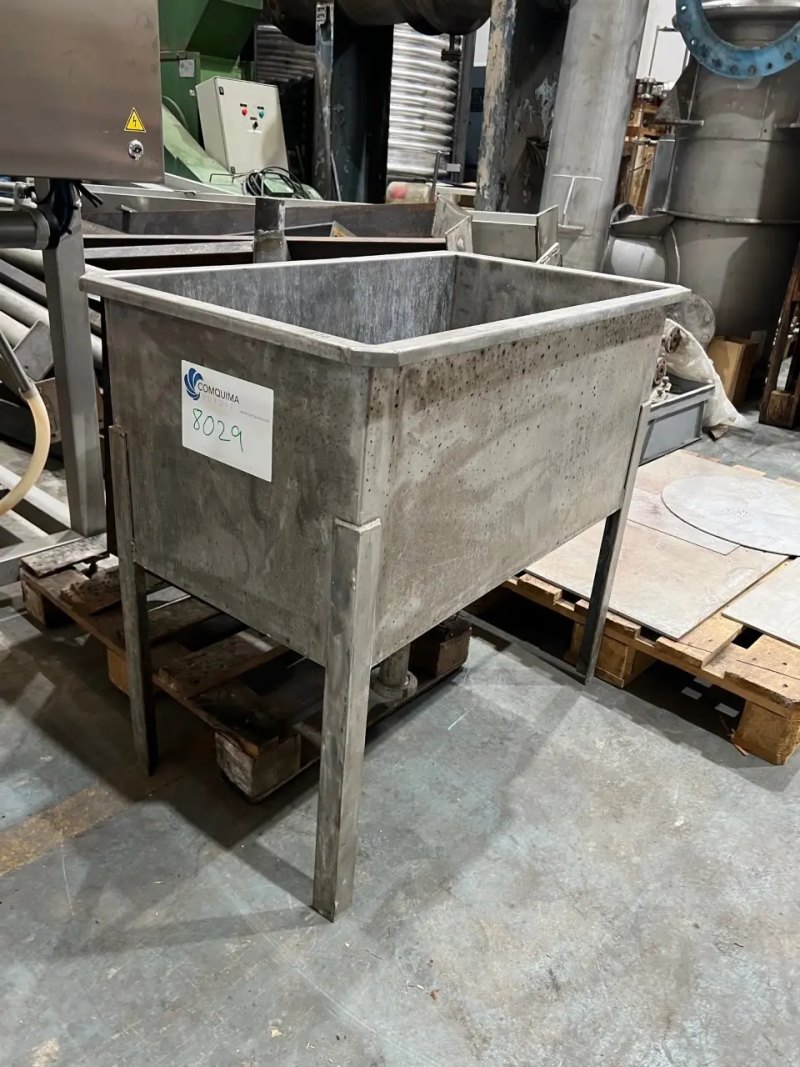 USED STAINLESS STEEL TANK 316 150 LITERS