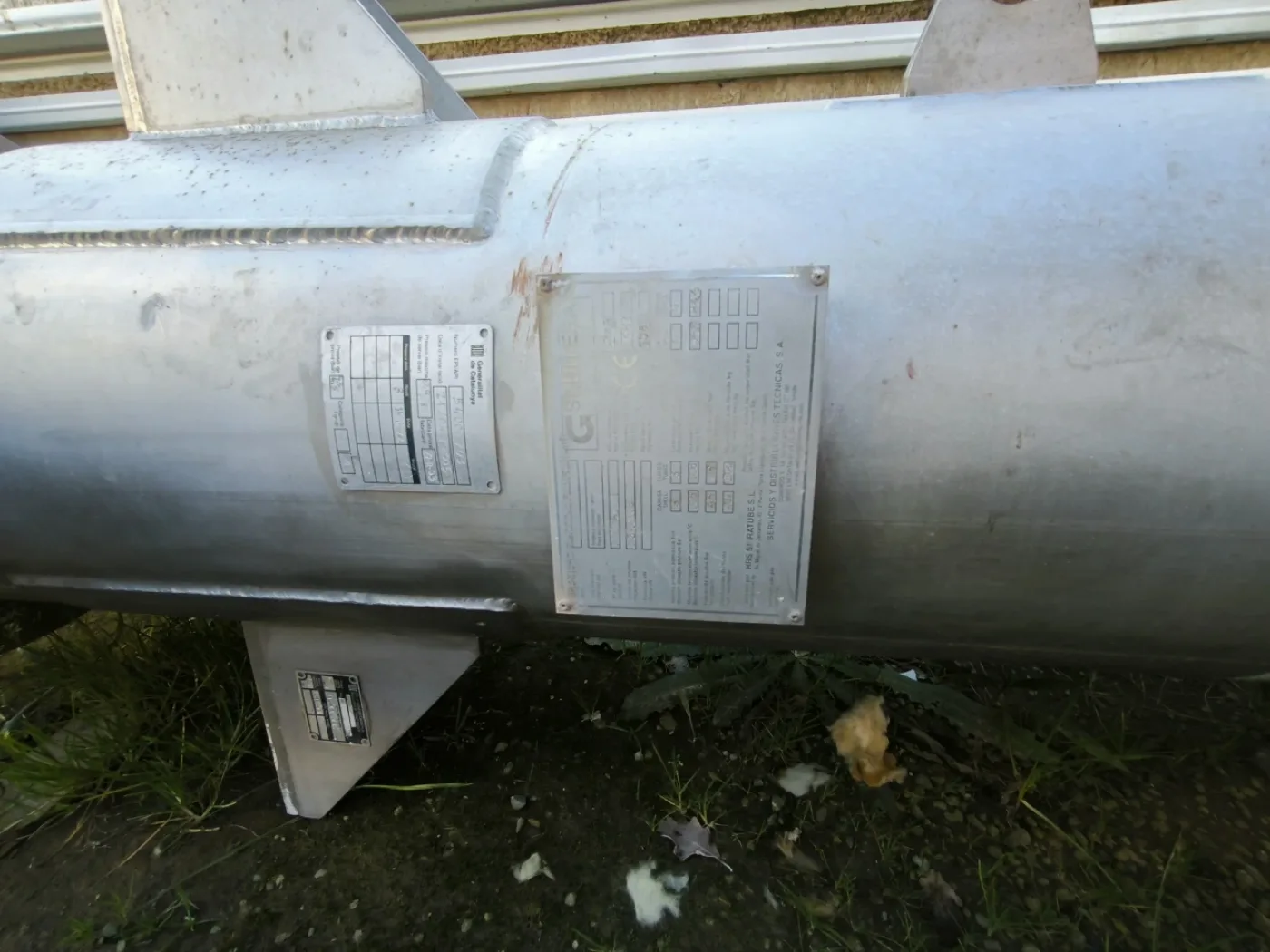 SEDITESA 316 STAINLESS STEEL VERTICAL EXCHANGER 16 m2 - 6
