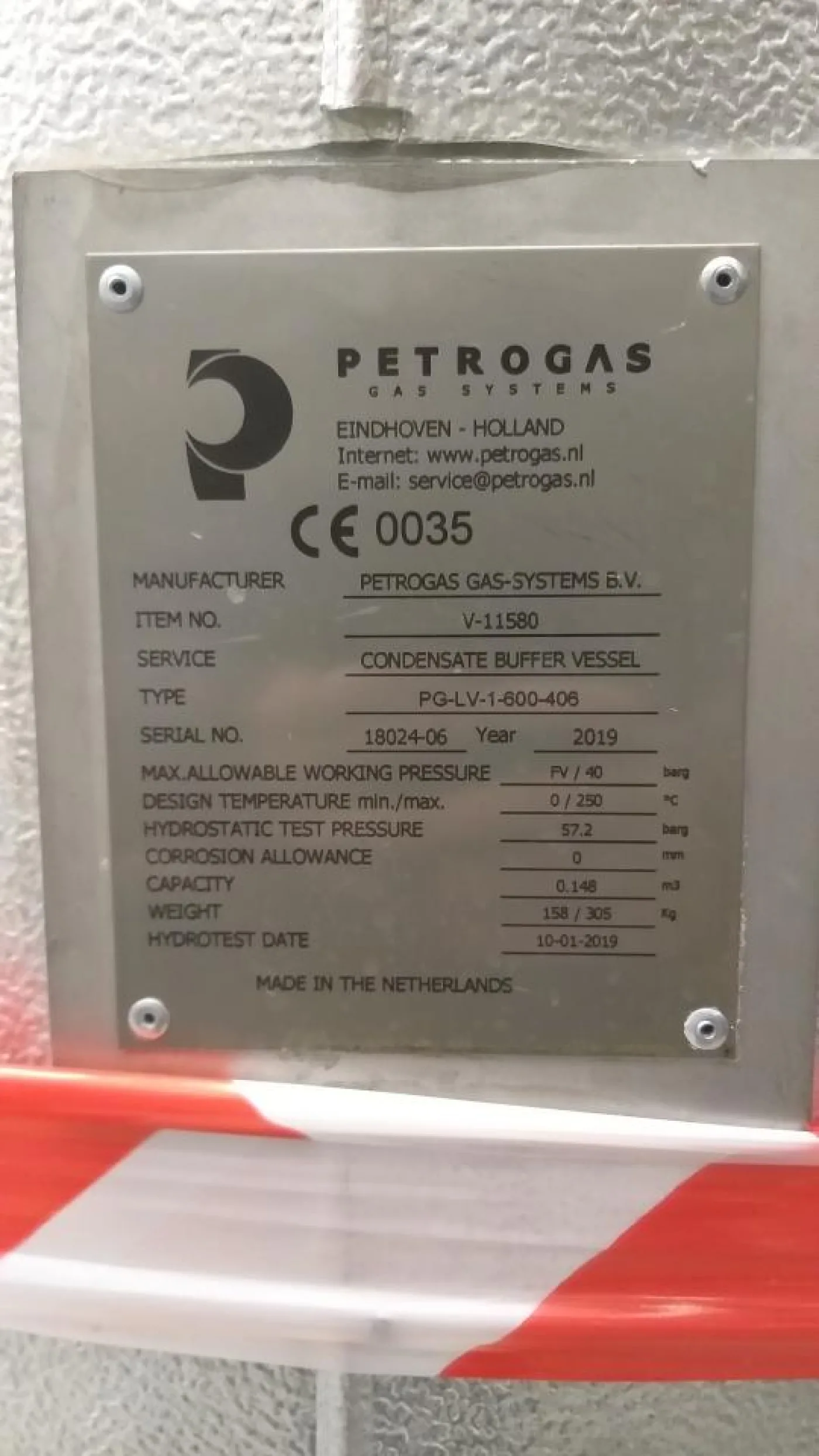 2021 Petrogas Steam Condensate Vessel - 6