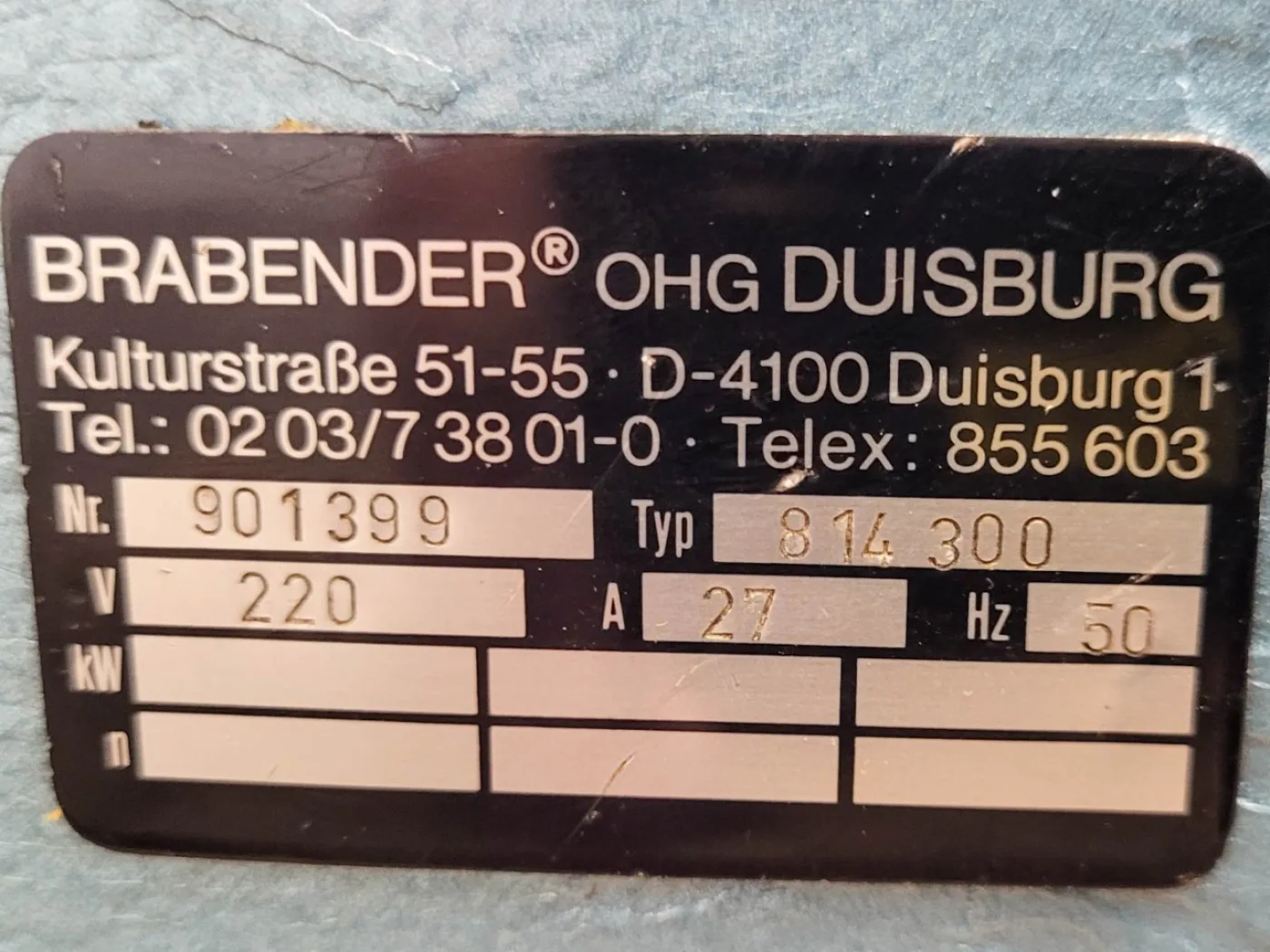 Brabender Plasti-Corder PL2000, Eurotherm Type 808 - Viscosity test machine - 1