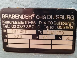 Brabender Plasti-Corder PL2000, Eurotherm Type 808 - Viscosity test machine