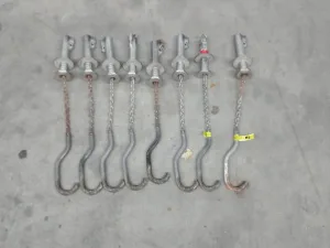 Bleeding shackles