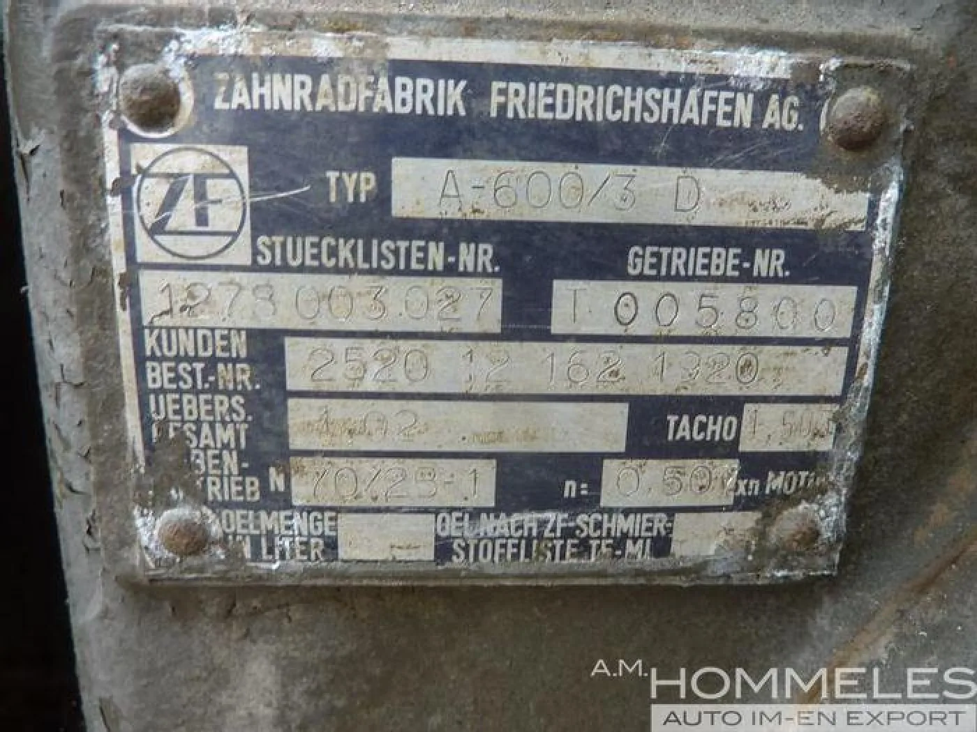Transmission MAN KAT 4x4 5t. mil - 6