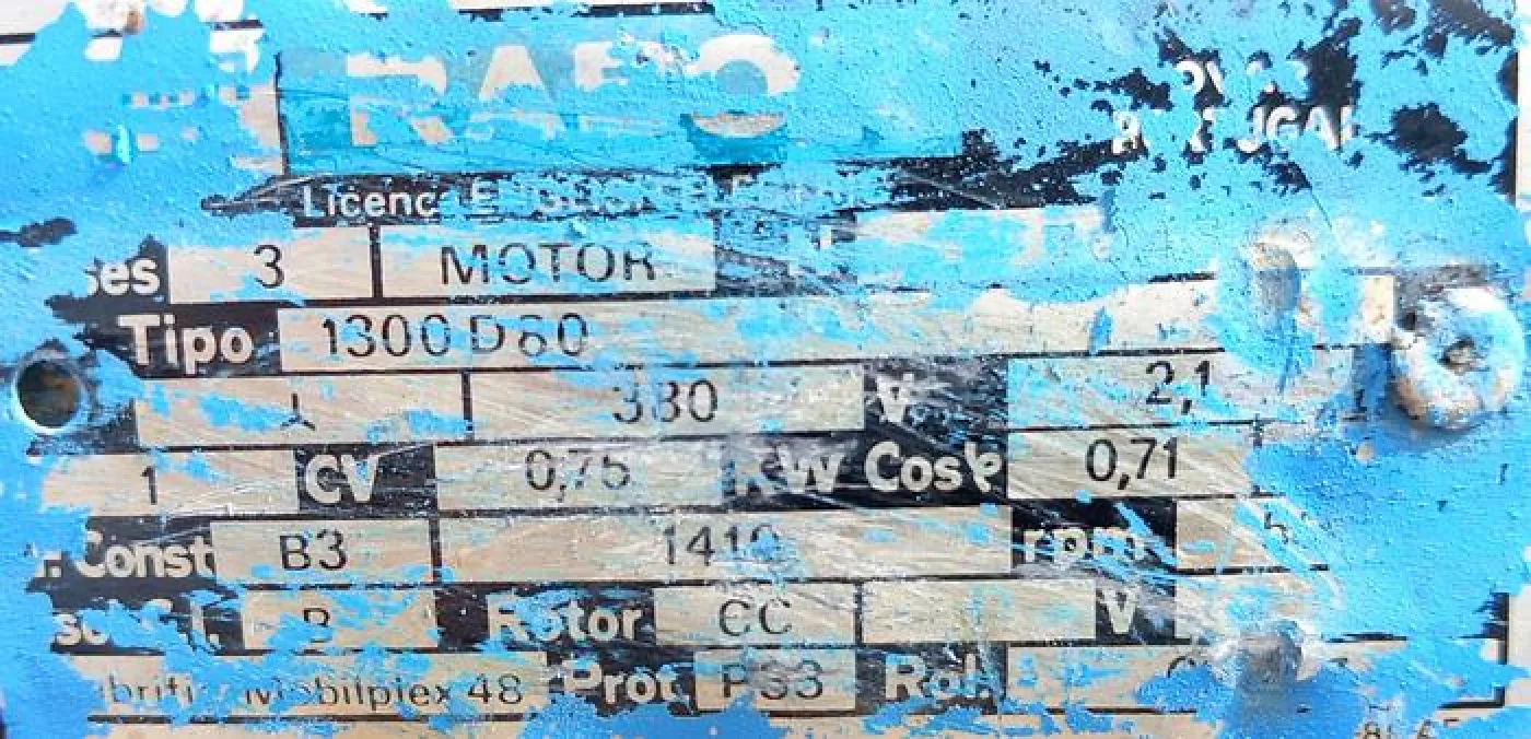 Tapete transportador de 5,5 mt - 2
