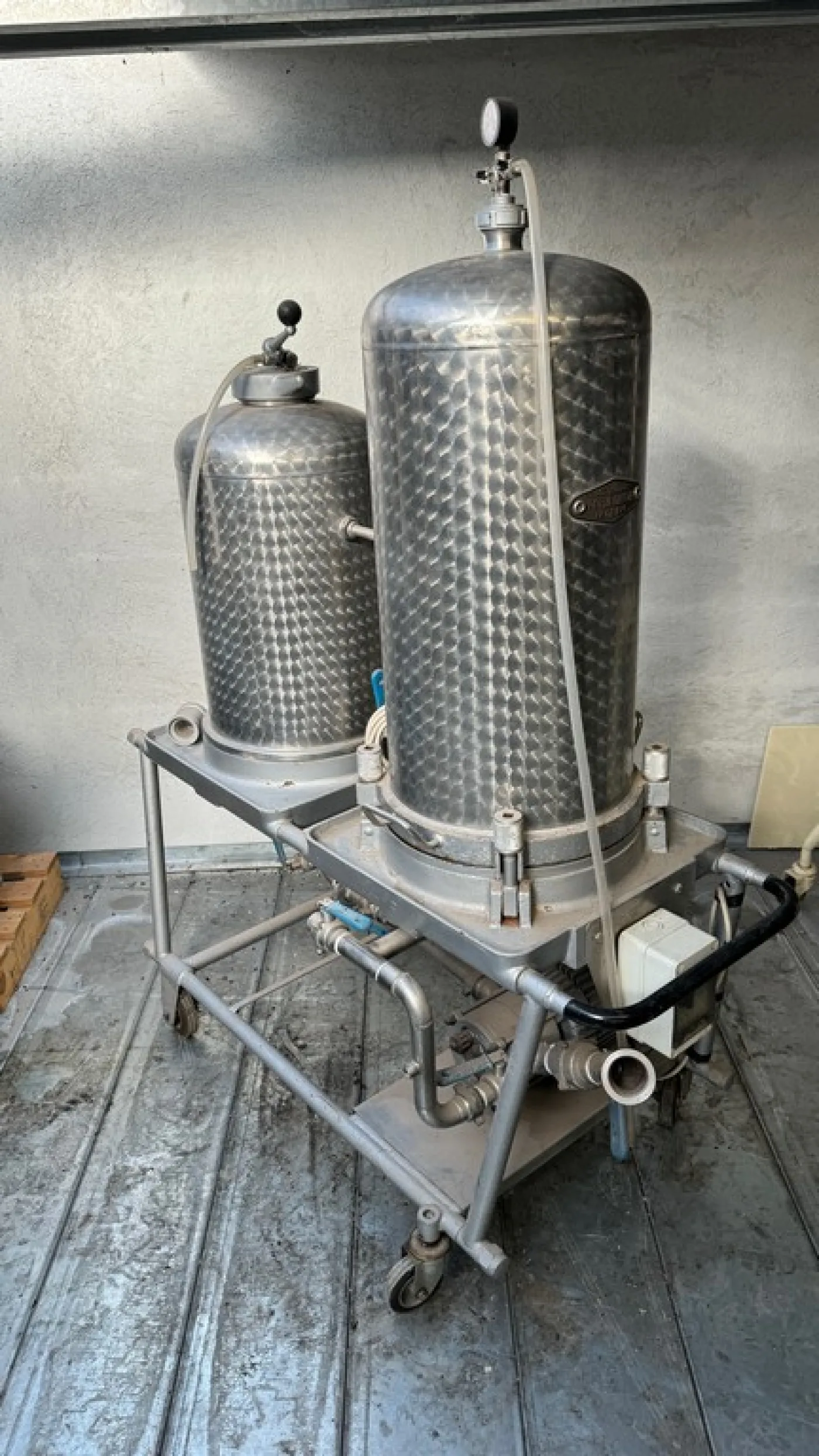 FILTER BRAND GIANAZZA WITH HORIZONTAL 36 PLASTIC PLATES, SECOND-HAND EQUIPMENT - 2