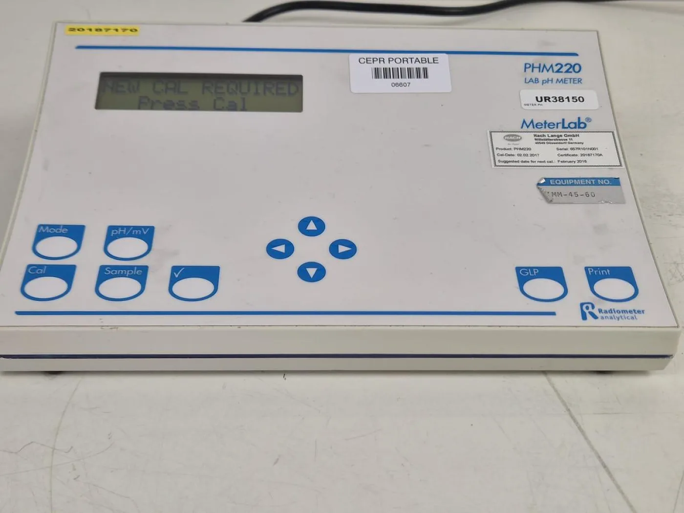 Radiometer Analytical MeterLab PHM220 Lab PH Meter - 7