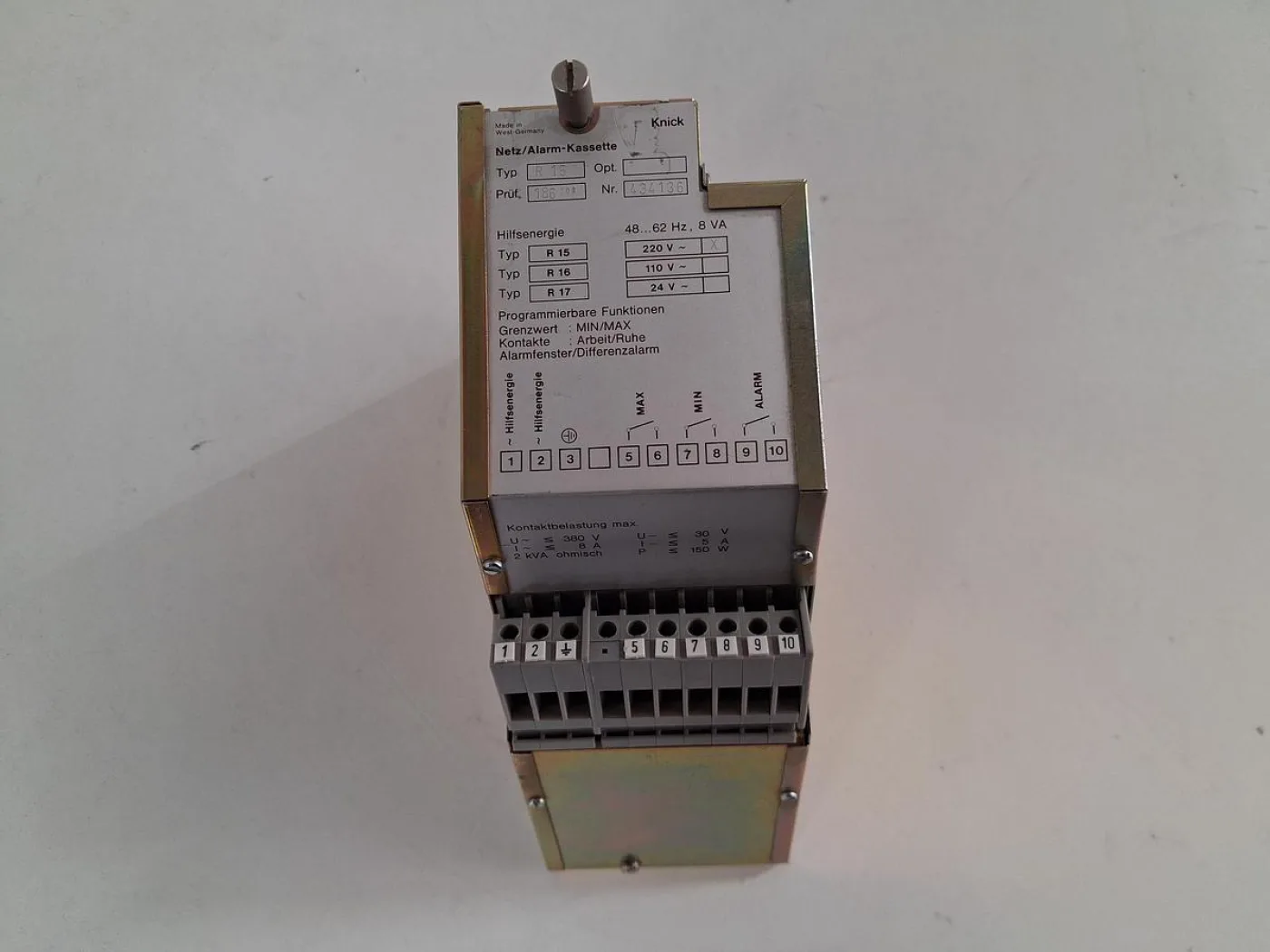 Knick R15-1 Netz-/Alarm-Kassette - 1