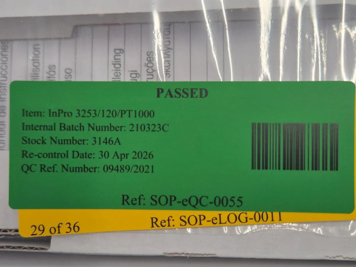 Mettler ToledoInpro 3253/120/PT1000 pH Electrodes - 4
