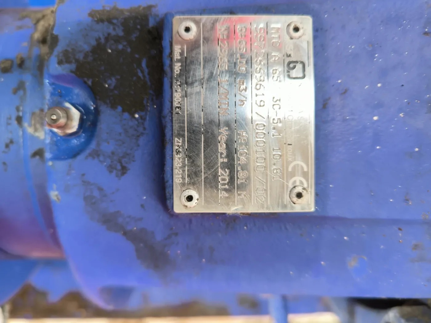 KSB MTCA65/3C-5.1 10.81 HORIZONTAL MULTISTAGE CENTRIFUGAL PUMP 65 m3/h 30 KW - 8
