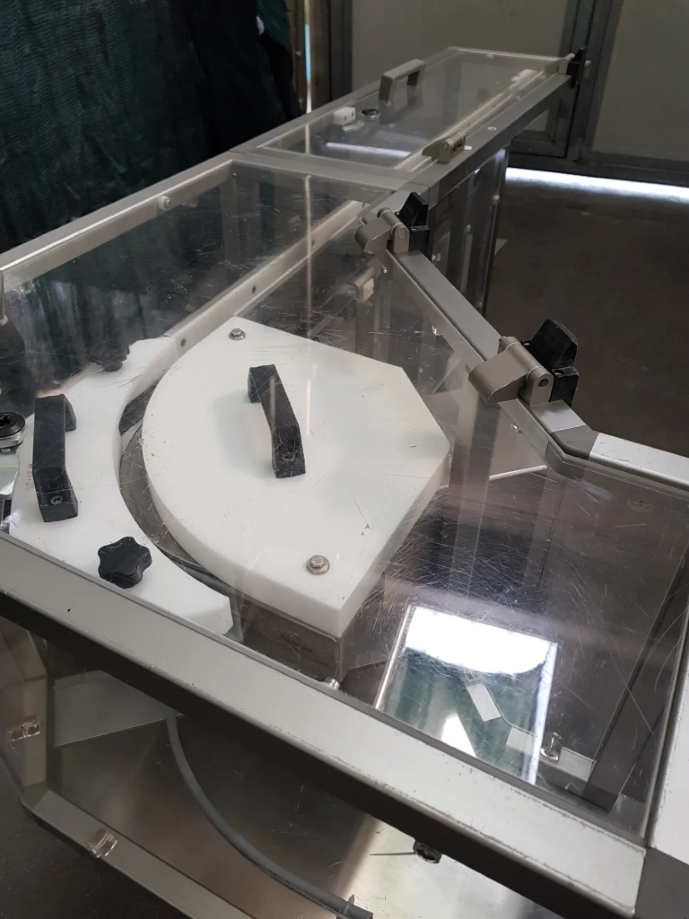 NASTRO TRASPORTATORE A TAPPETO IN ACCIAIO INOX CON CURVA A 90° - 8