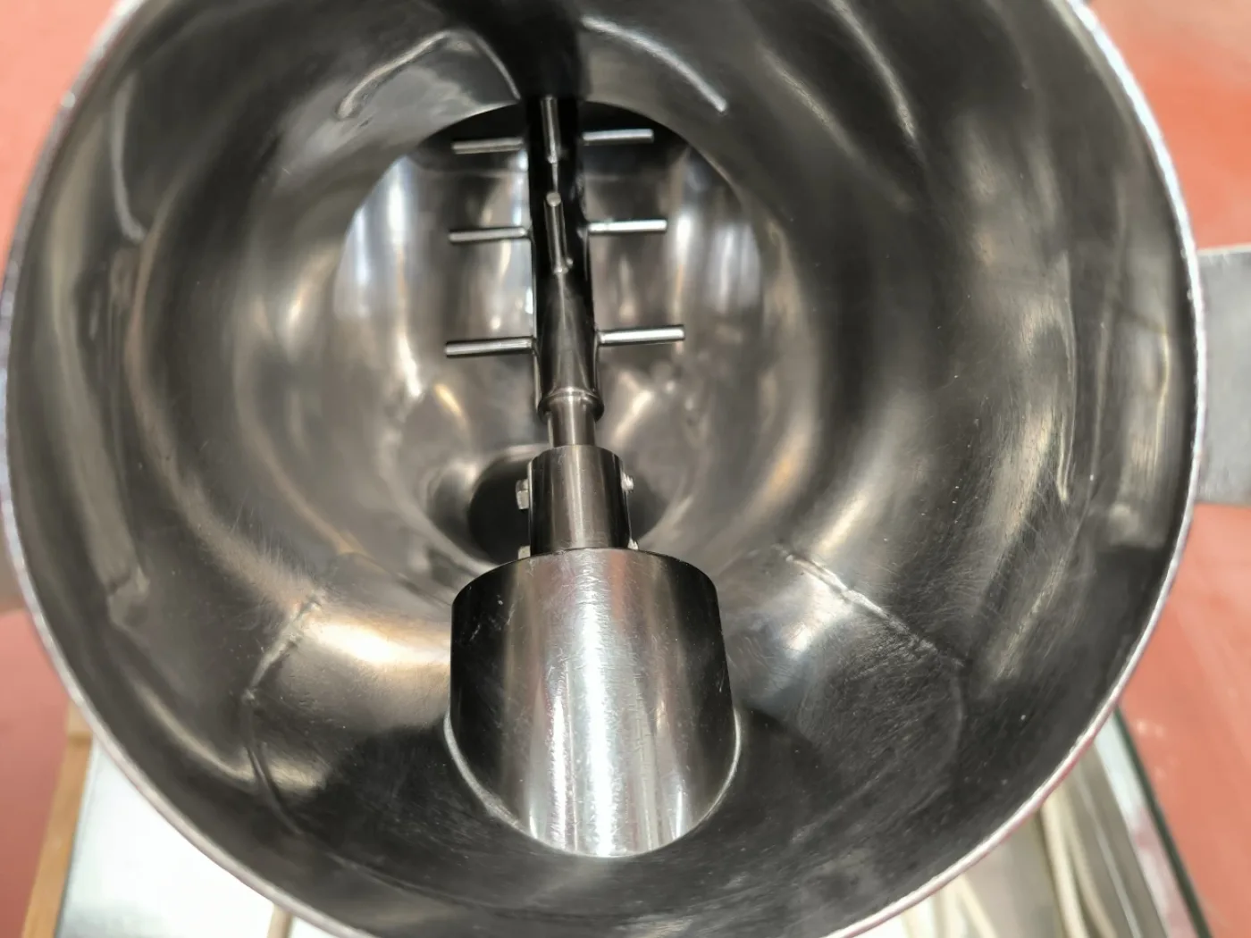 V-MIXER LLEAL BL-8-CA 8 LITRE STAINLESS STEEL MIXER WITH INTENSIFIER BAR AND CONTAINMENT CABINET - 7