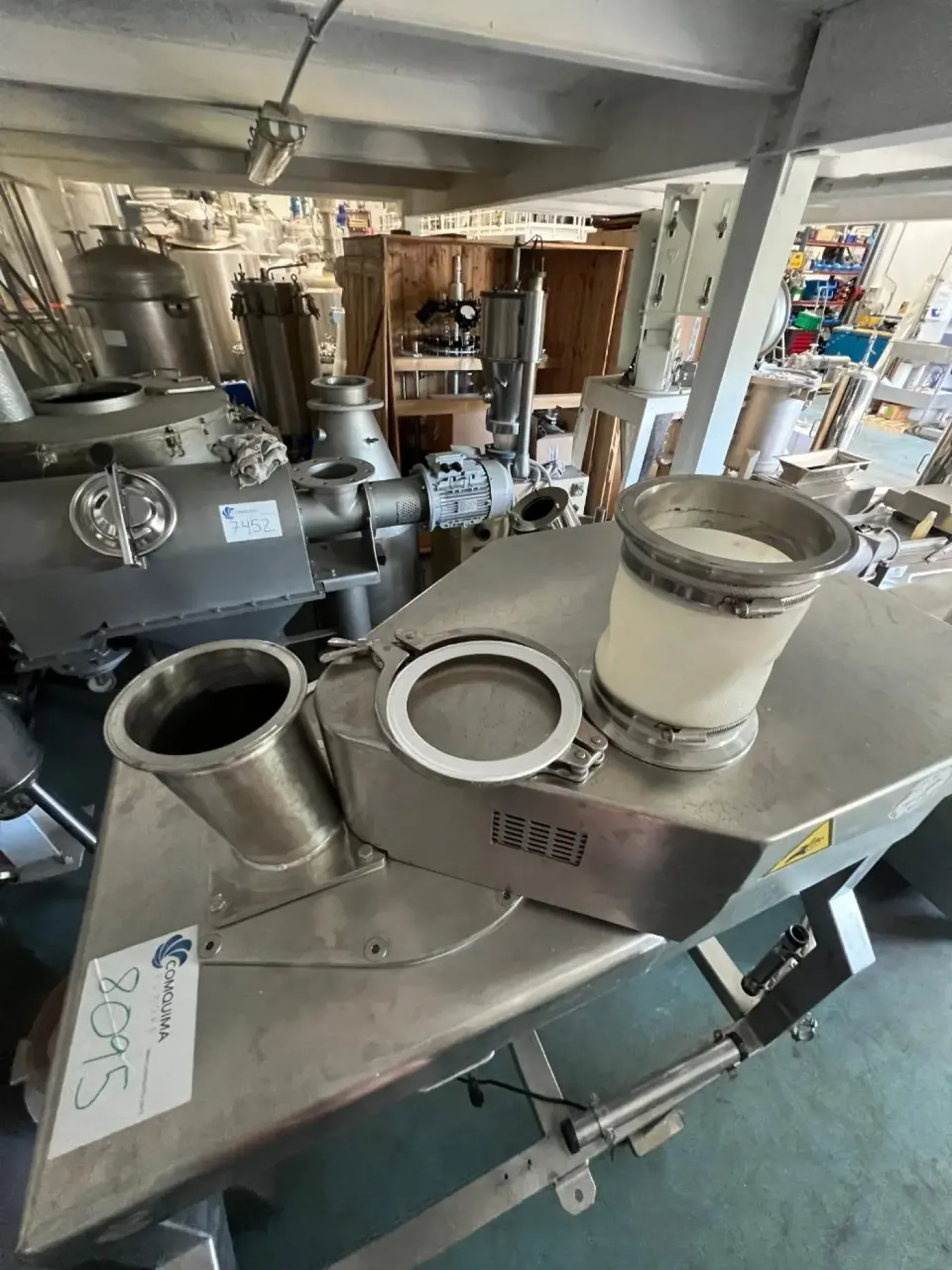 USED STAINLESS STEEL BACHILLER MDCB 300 CALIBRATOR DISGREGATOR/SIEVER MILL - 4