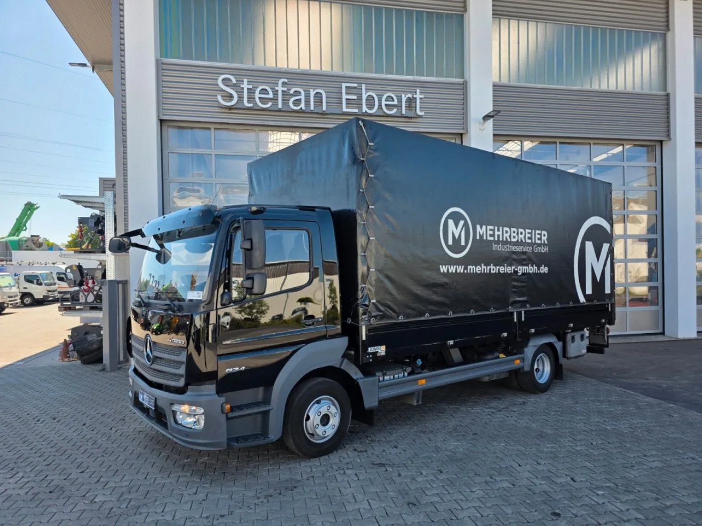 Mercedes Benz Atego 824 L Bär LBW 1.000kg AHK Air Conditioning 3 Sitze - 3