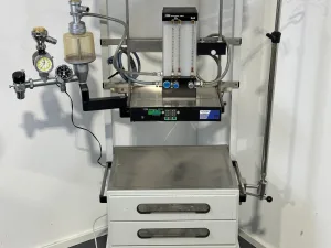 Stephan Portec GME 3 Narkosegerät mit o2 Monitor und Fahrwagen