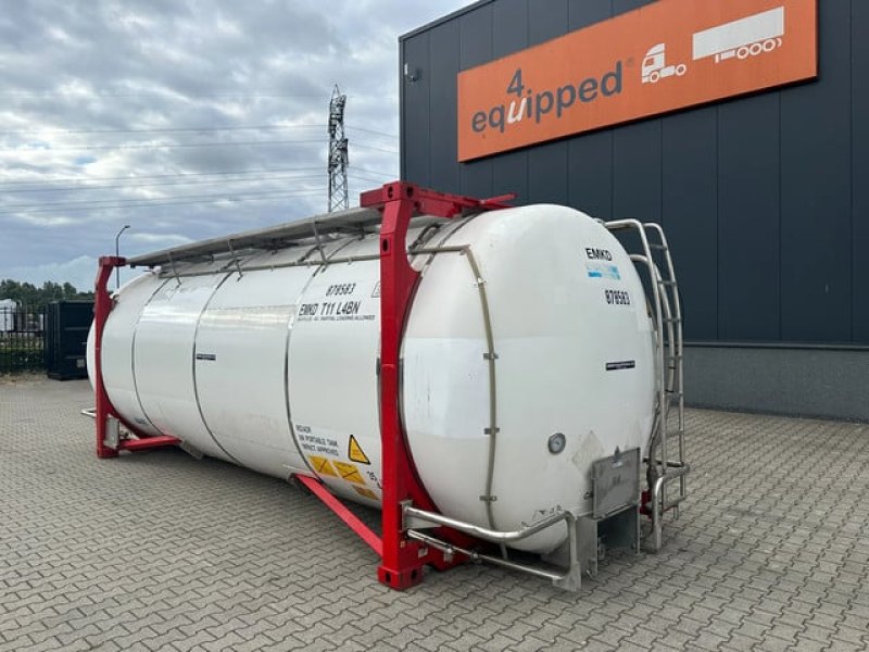 34.820L / 1-comp. / 4 BAFFLES / 20FT swapbody / T11 / EMKD / ADR 5Y + CSC-inspection: 01/2027 INSIDE DAMAGE FOR STORAGE ONLY!!!
