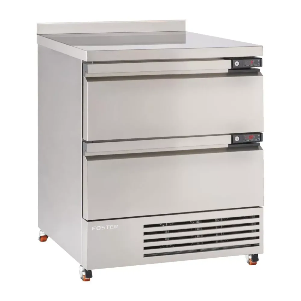 Foster FlexDrawer Counter with 2 Drawers and Splashback FFC4-2 35-106 - islandcatering
