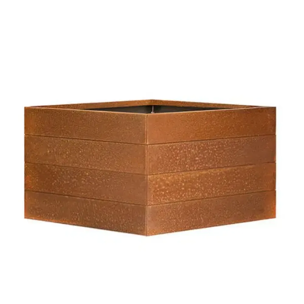 Bloembak Modulair Corten - 56 cm hoog