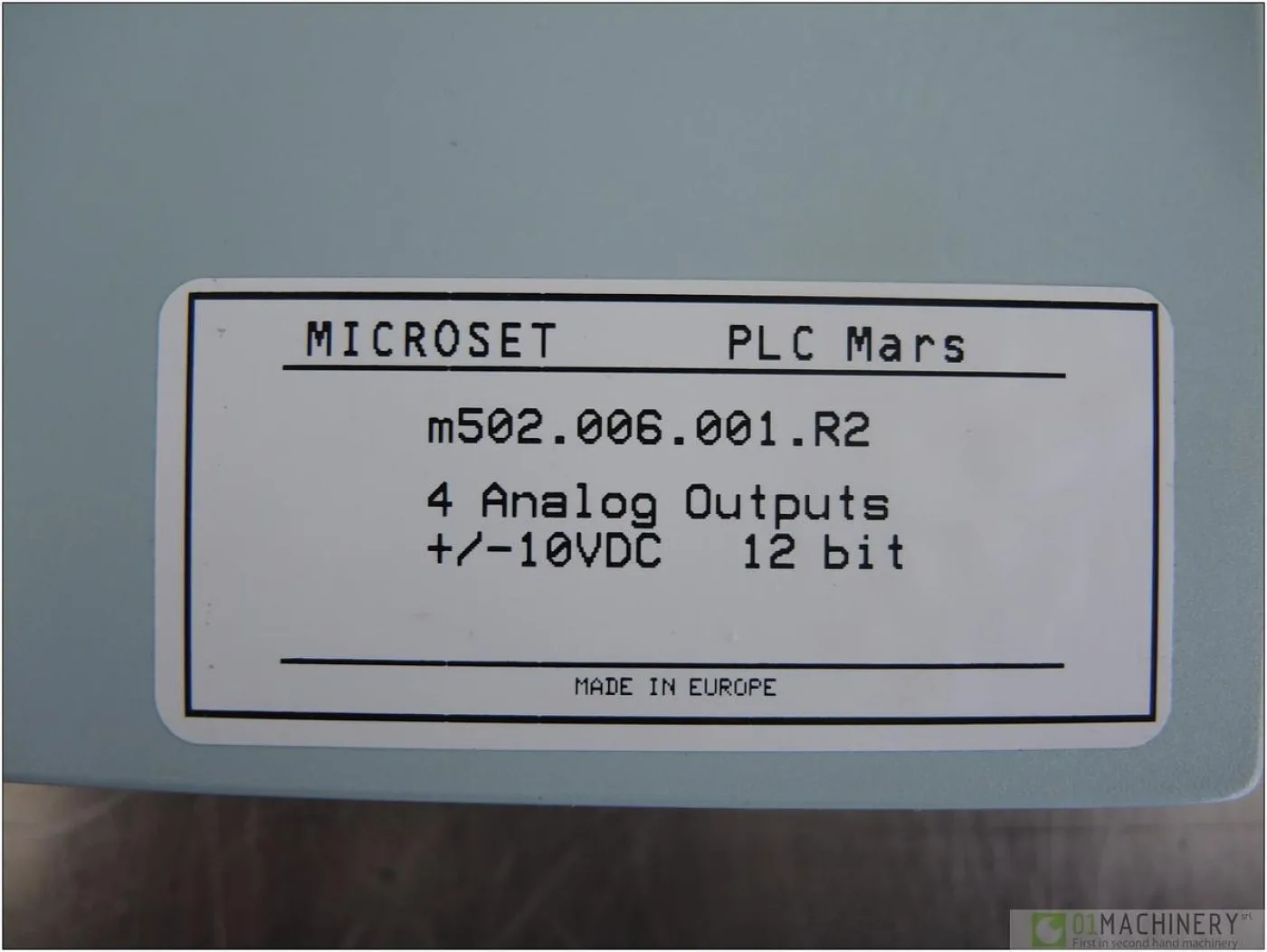 2004 MICROSET MARS M502.006.001.R2 AI1400 - 4