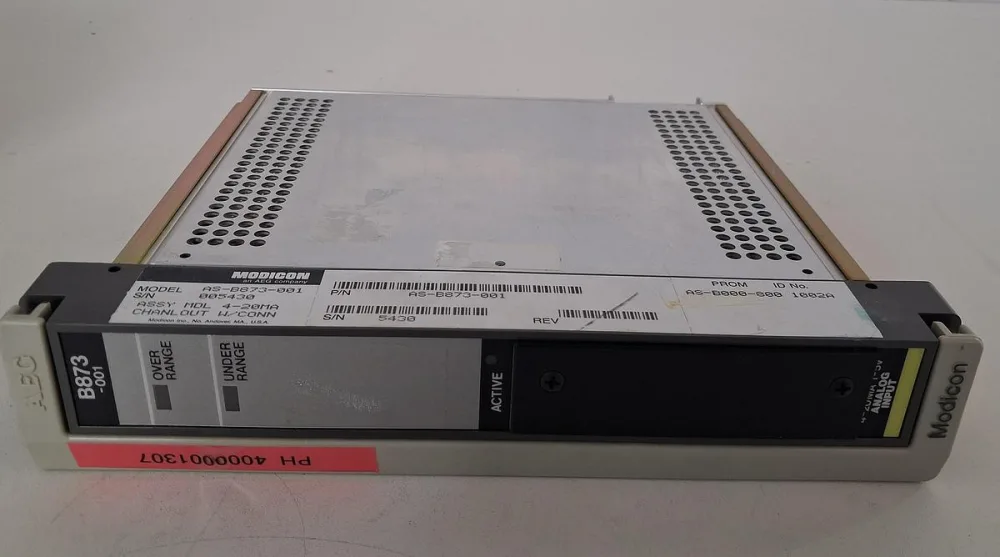 Modicon AS-B873-001 4–20 mA Channel Module