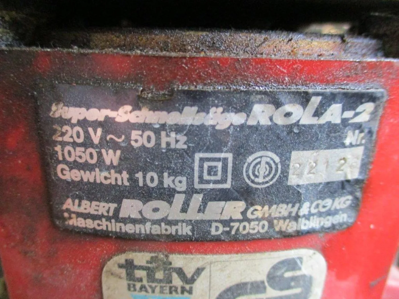 Schneidkluppe + ROLA -2 Roller 19xx - 5