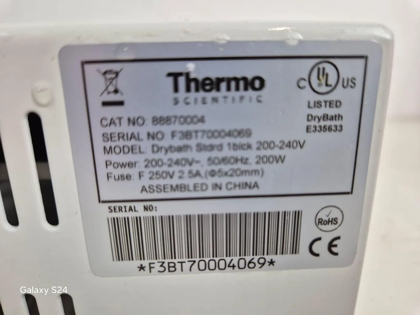 Thermo Scientific 1blck Standard Dryblock 1/28 - 7