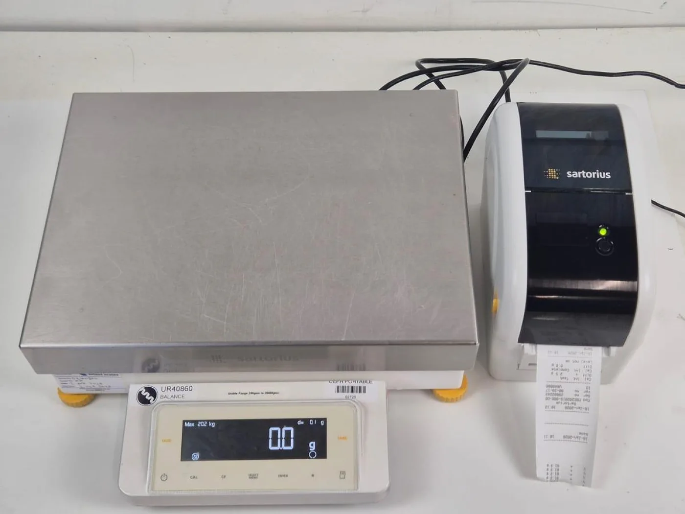 Sartorius Cubis MSE20201S Balance + YP30 Printer - 1