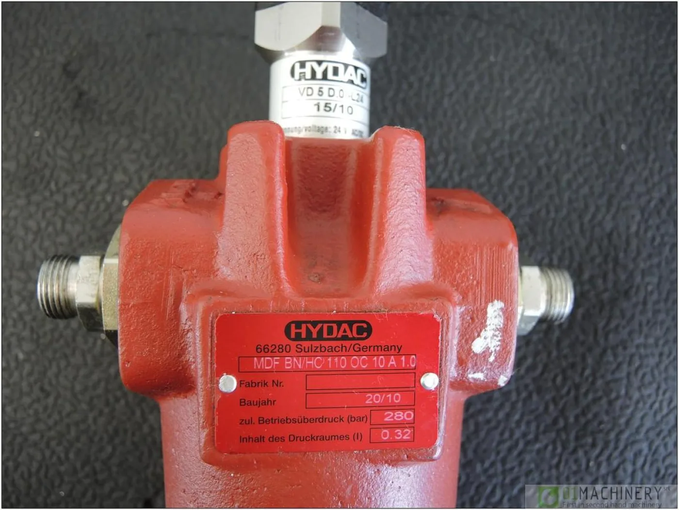2010 HYDAC MDFBN/HC110OC10A1.0 AI3017 - 2