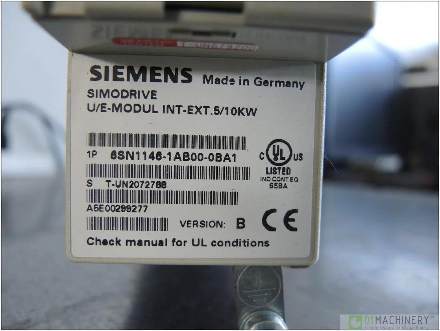 2006 SIEMENS 6SN1146-1AB00-0BA1 AI2945 - 2