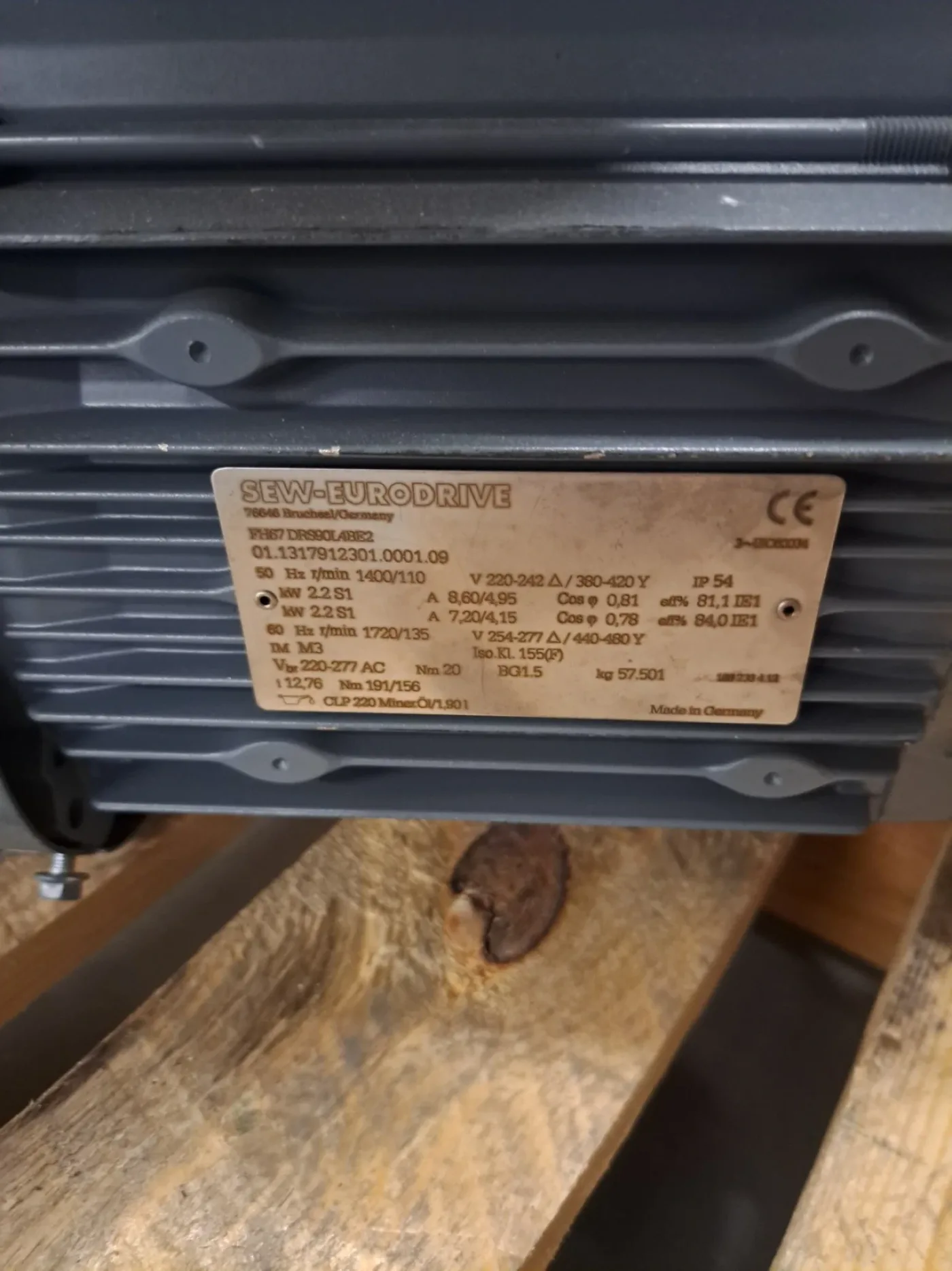 SEW Eurodrive Getriebemotor FH67DRS90L4BE2 - 6