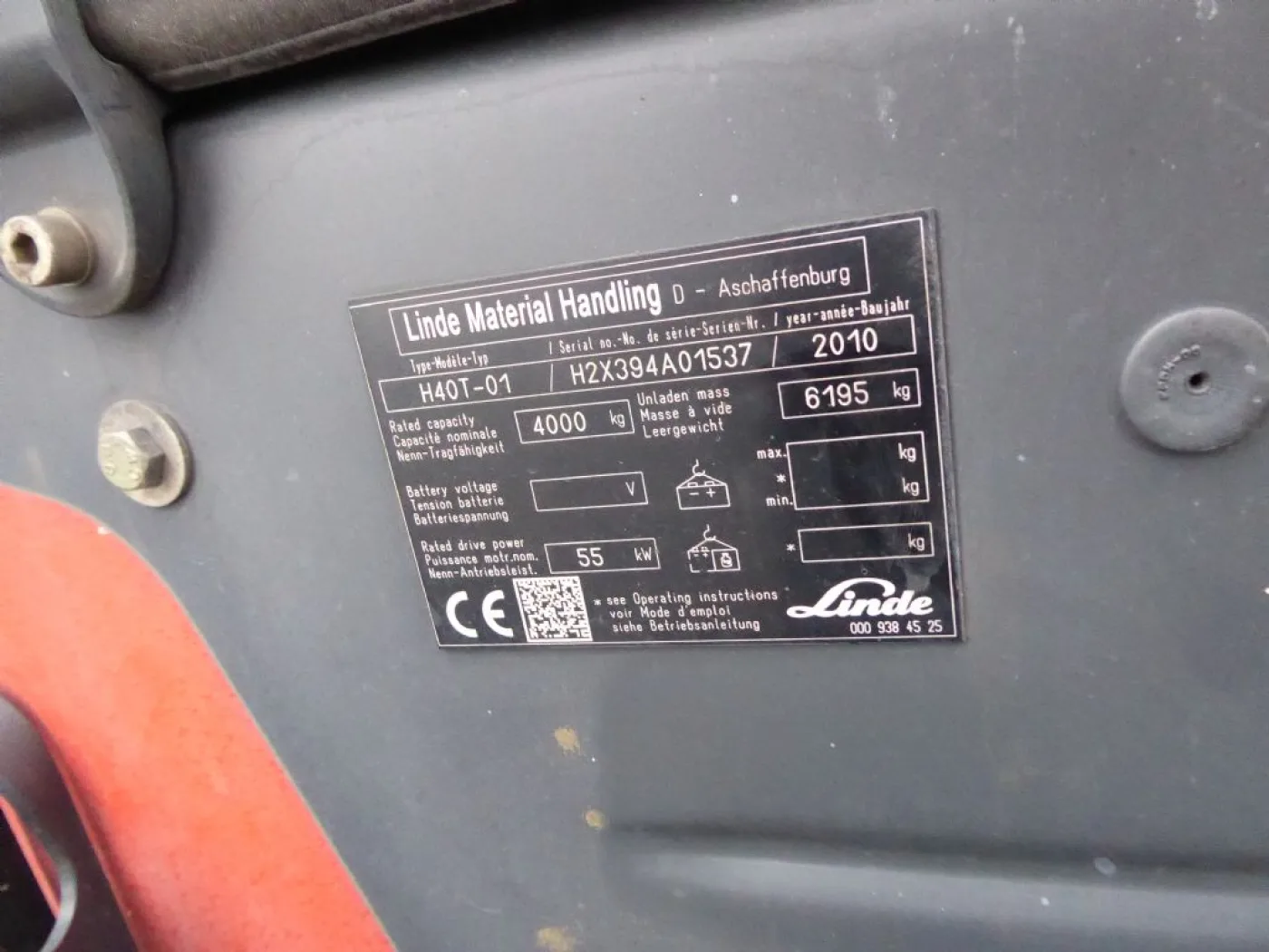Linde H40T-01 - 3