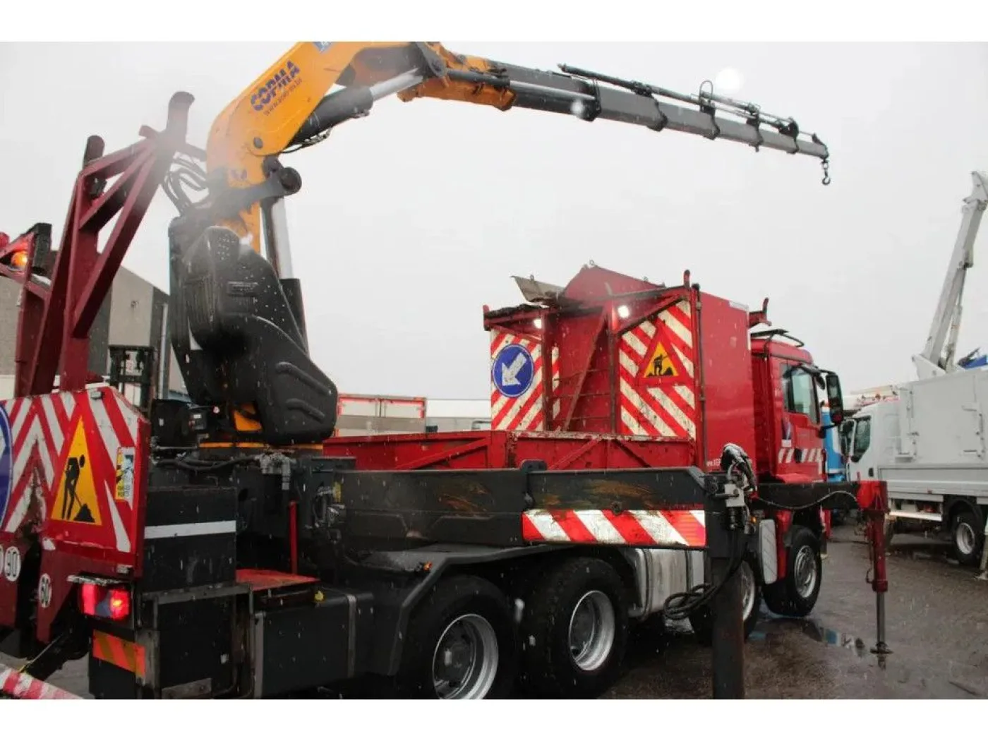 MAN TGS 35.440 + COPMA 450 6x + 8X4 + SPRING + MANUAL + REMOTE - 7
