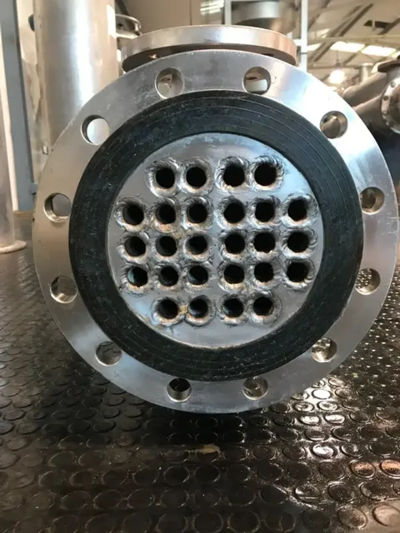 USED TUBULAR EXCHANGER 3 M2 STAINLESS STEEL - 3