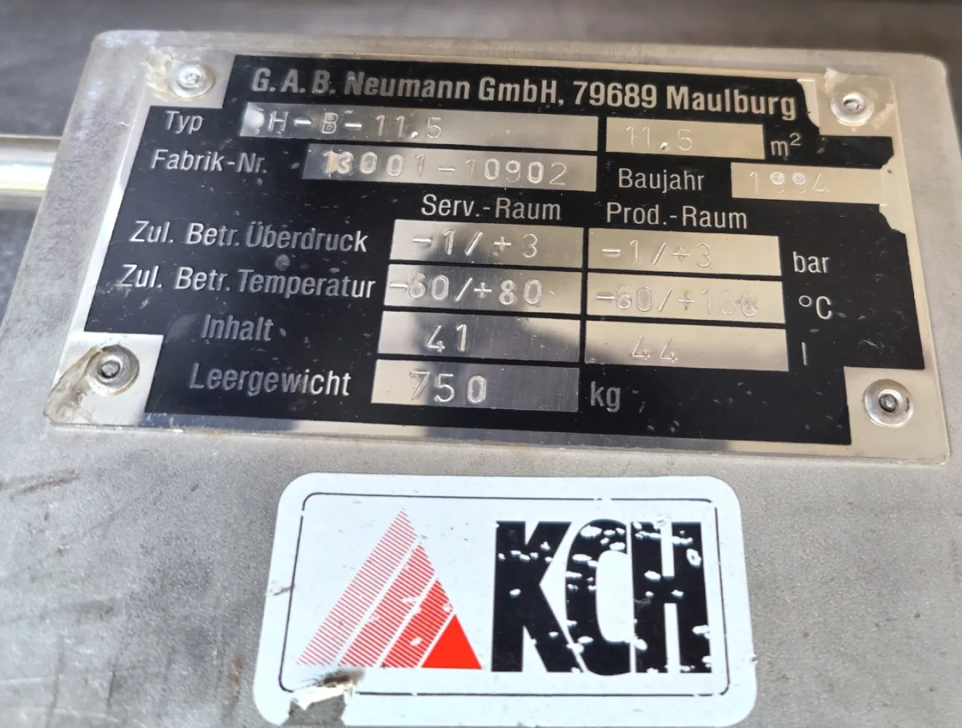 Gab Neumann H-B-11,5 11,5m² "ringnut" - Shell and tube heat exchanger - 5