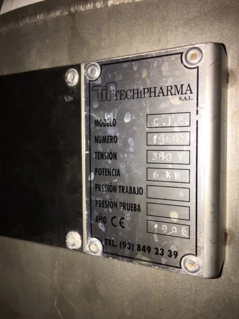USED STAINLESS STEEL TANK 316 500 LITERS