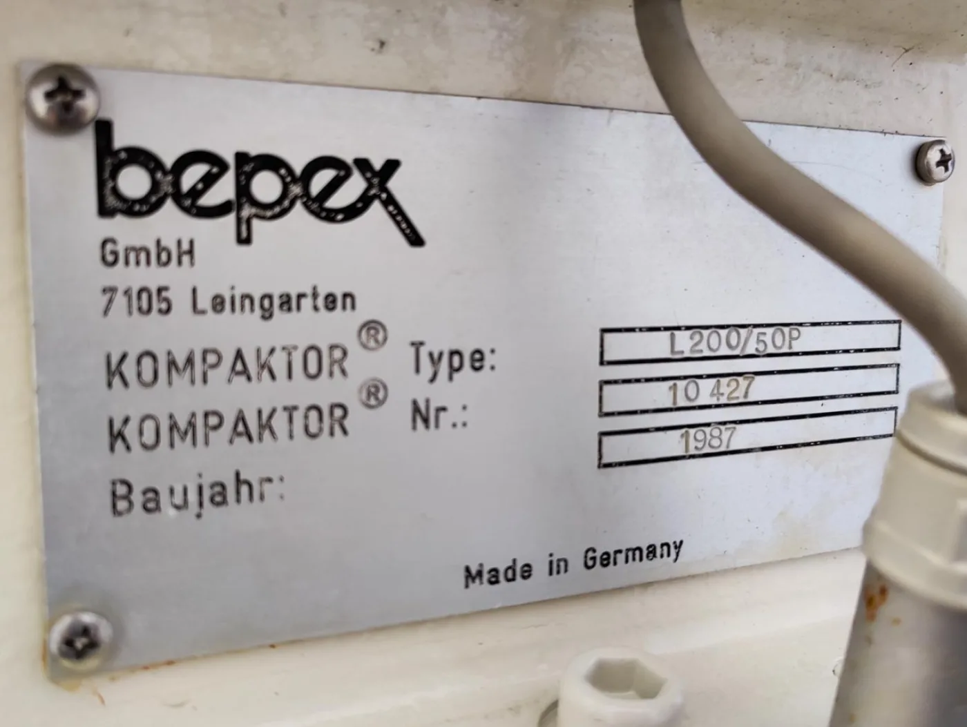 Bepex L-200/50P - Roll compactor - 6