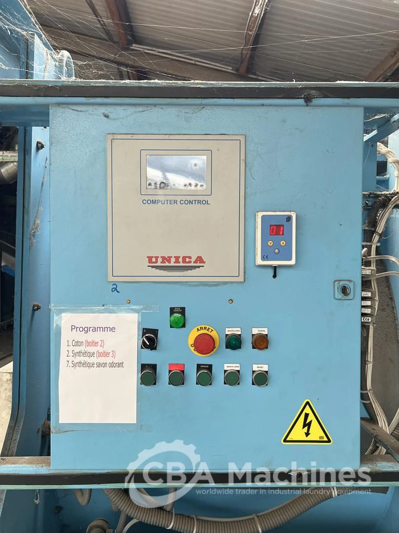 2018 Washer Extractor Unica 120kg Open Pocket (814) - 4