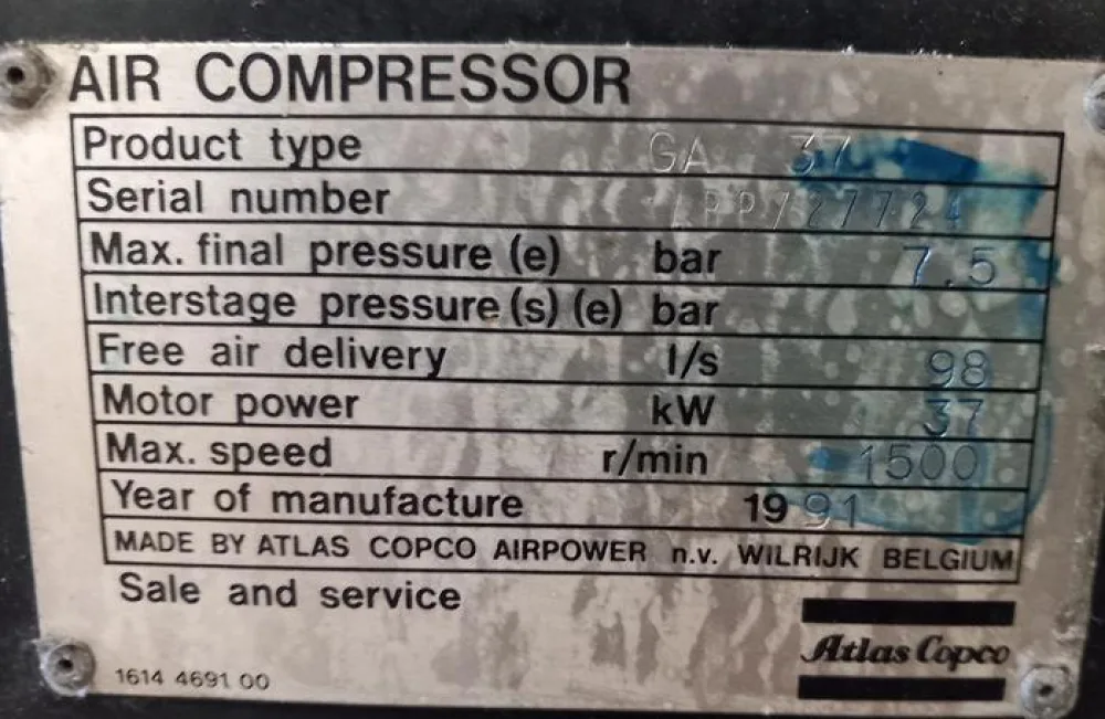 Atlas Copco GA 37