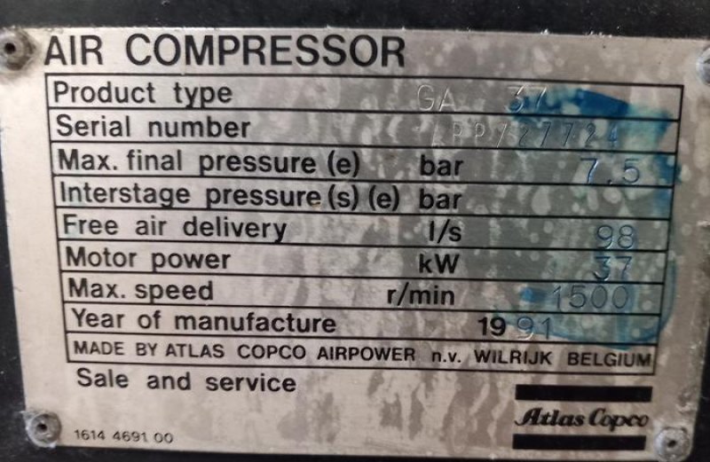 Atlas Copco GA 37