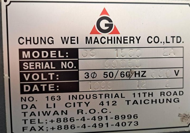 Retificadora Plana GREAT GS 1560