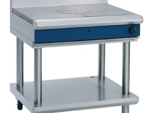 Blue Seal Evolution Target Top with Leg Stand Nat Gas 900mm G57-LS/N - islandcatering