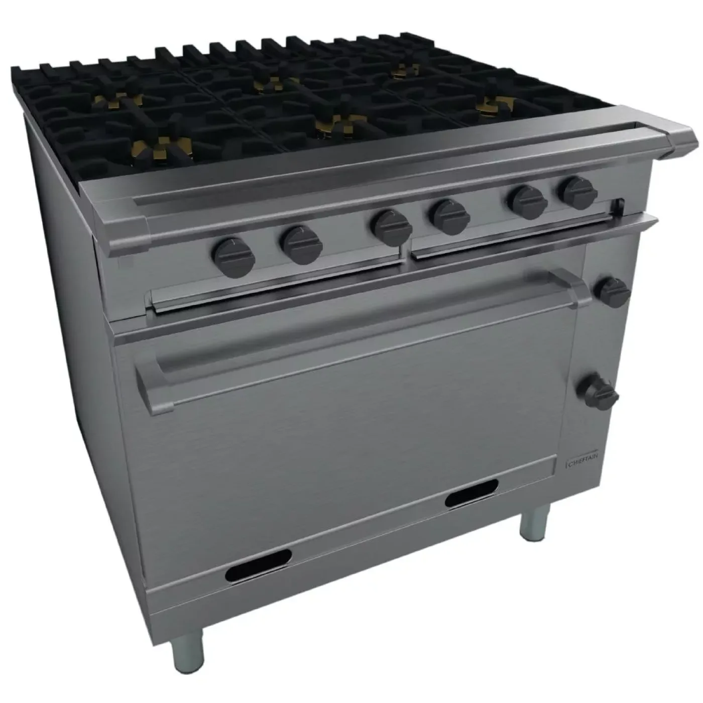 Falcon Chieftain 6 Burner Propane Gas Oven Range G1066X - islandcatering - 1