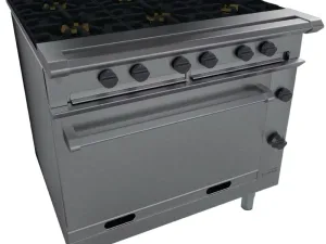 Falcon Chieftain 6 Burner Propane Gas Oven Range G1066X - islandcatering